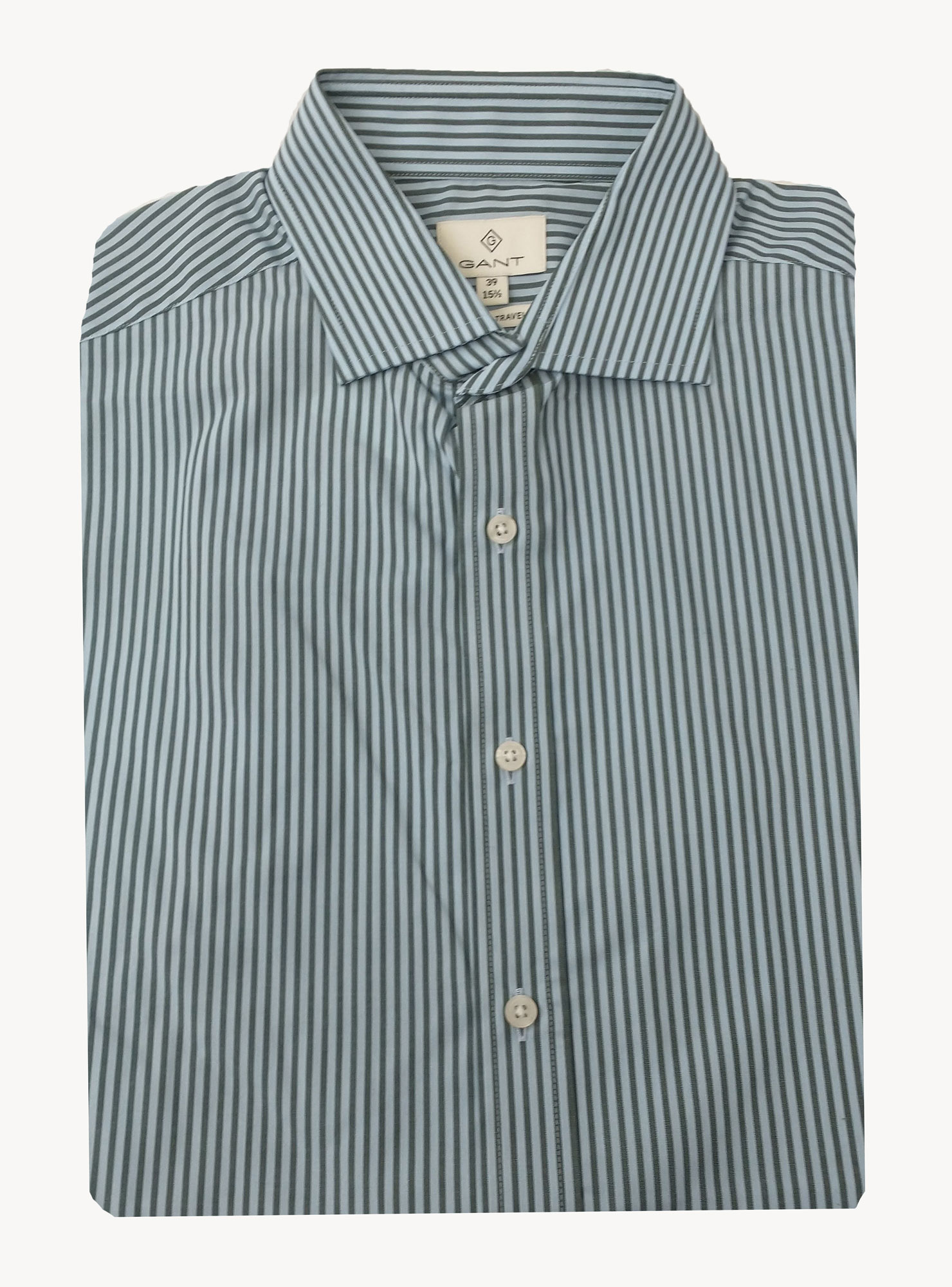 GANT DIAMOND G Men's Bi-Color Striped Fitted Spread 383947 Size 39